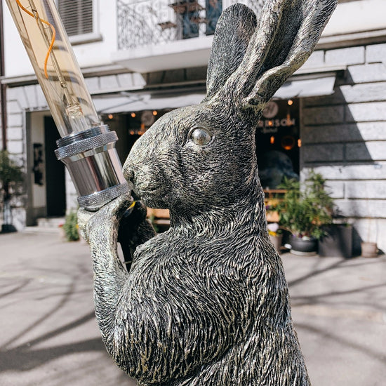 Tischleuchte Meister Lampe, silber