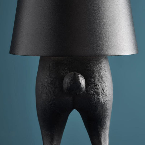 Tischleuchte Hiding Rabbit Schwarz / Kabellos, USB