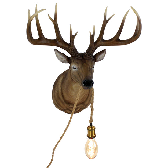 Wandleuchte Harry, braun