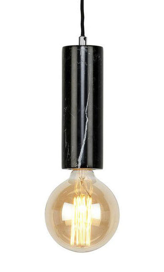 Hängeleuchte 'Caesar', schwarzer Marmor