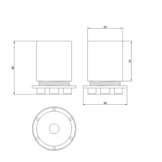 E27 Lampenfassung aus Metall mit Halbgewinde und verdeckter Zugentlastung