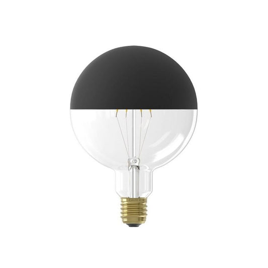 🎁 Calex G125 Kopfspiegel Schwarz Matt / 4 Watt E27 (100% off)