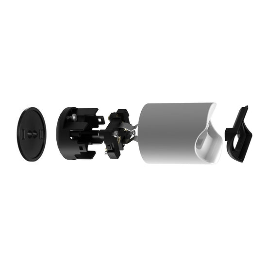 Lampenfassung esse14 S14d für Wand und Decke, IP44 – Weiss