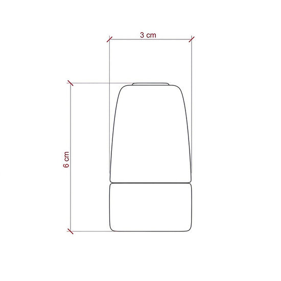 Porzellan Fassung glatt / Weiss E14