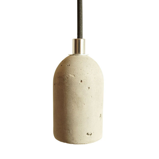 Lampenpendel mit Betonfassung / E27