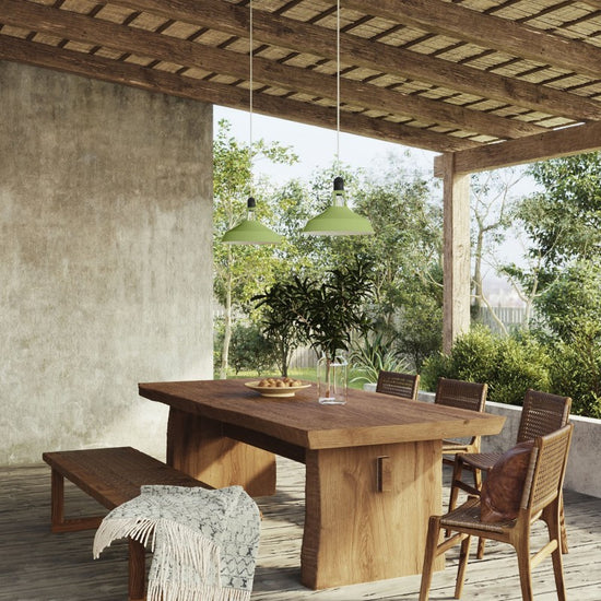 Lampenschirm aus lackiertem Metall – Antwerpen Mint