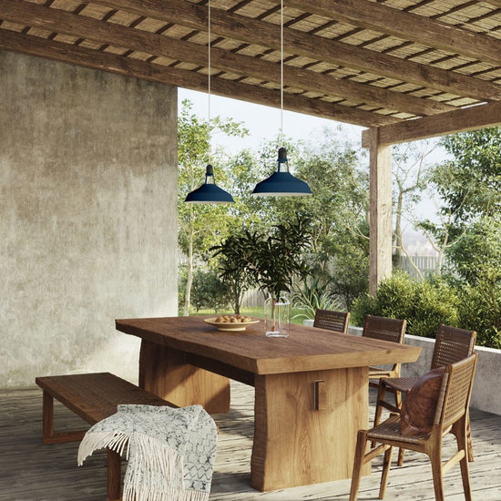 Lampenschirm aus lackiertem Metall – Le Havre Petrol