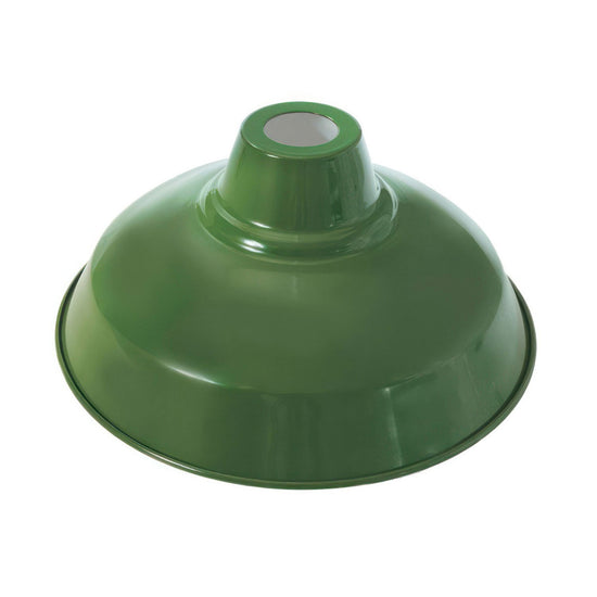 Lampenschirm "Diner" aus lackiertem Metall – Grün