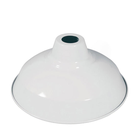 Lampenschirm "Diner" aus lackiertem Metall – Weiss