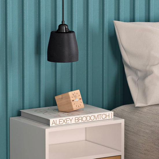 Lampenschirm Oyster DOTE, mattschwarz