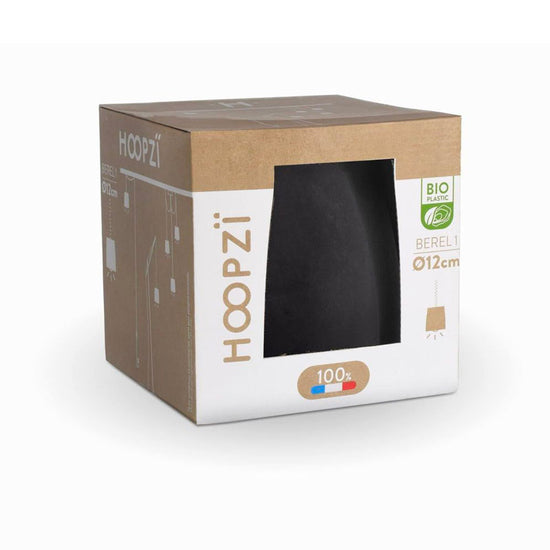 Lampenschirm Oyster DOTE, mattschwarz