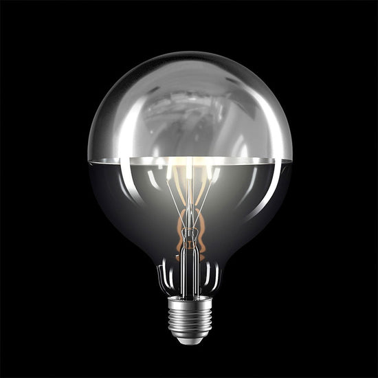 LED 5V G125 Spiegelkopf Silber