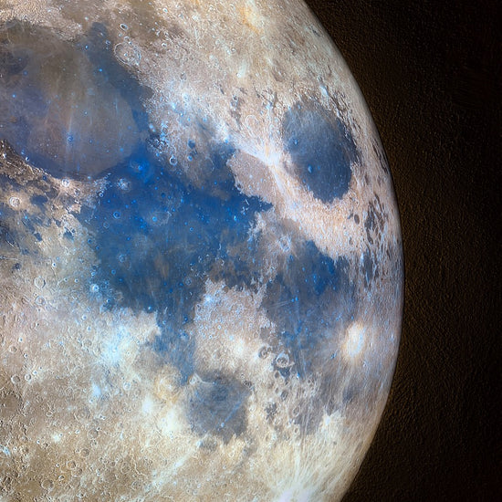 LED-Mondlampe Backlight, gross, Ø78cm