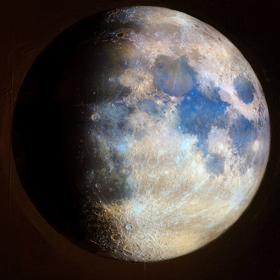 LED-Mondlampe Backlight, gross, Ø78cm