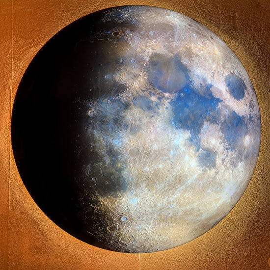 LED-Mondlampe Backlight, gross, Ø78cm