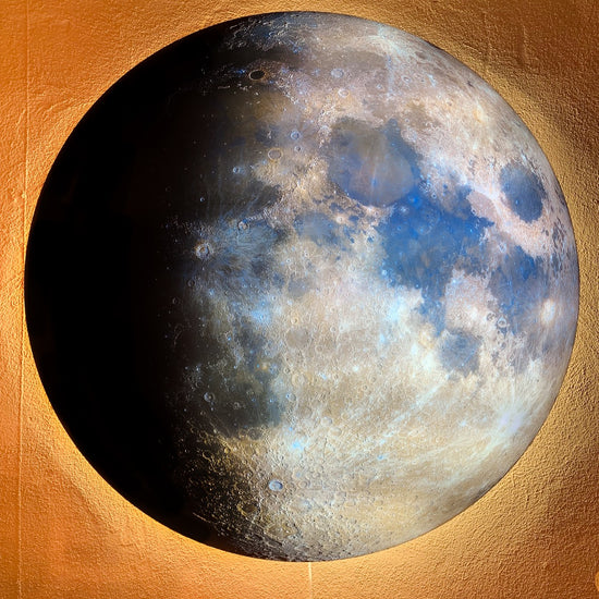 LED-Mondlampe Backlight, gross, Ø78cm