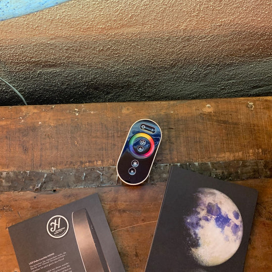 LED-Mondlampe Backlight, gross, Ø78cm