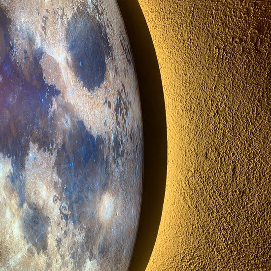 LED-Mondlampe Backlight, gross, Ø78cm