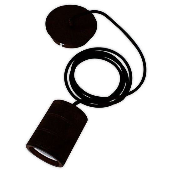 Lampenpendel / Schwarz E40