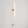 Leuchte S14d Metall mit Stecker und Spostaluce – Titan satiniert