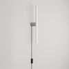 Leuchte S14d Metall mit Stecker und Spostaluce – Titan satiniert
