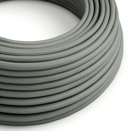 Leuchte S14d Metall mit Stecker und Spostaluce – Titan satiniert