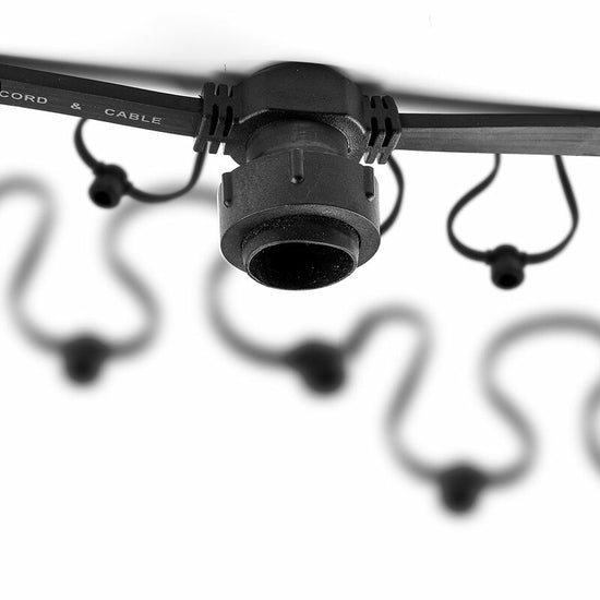 Outdoor Lichterkette Komplettset E27 Fassungen