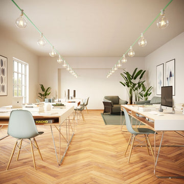 Lichterketten Komplettkit 7.5 m für Aussenbereich mit 5 Lampenfassungen / Opalgrün