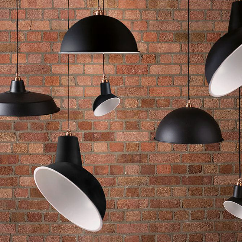 Lampenschirm Black Bell XL in Mattschwarz