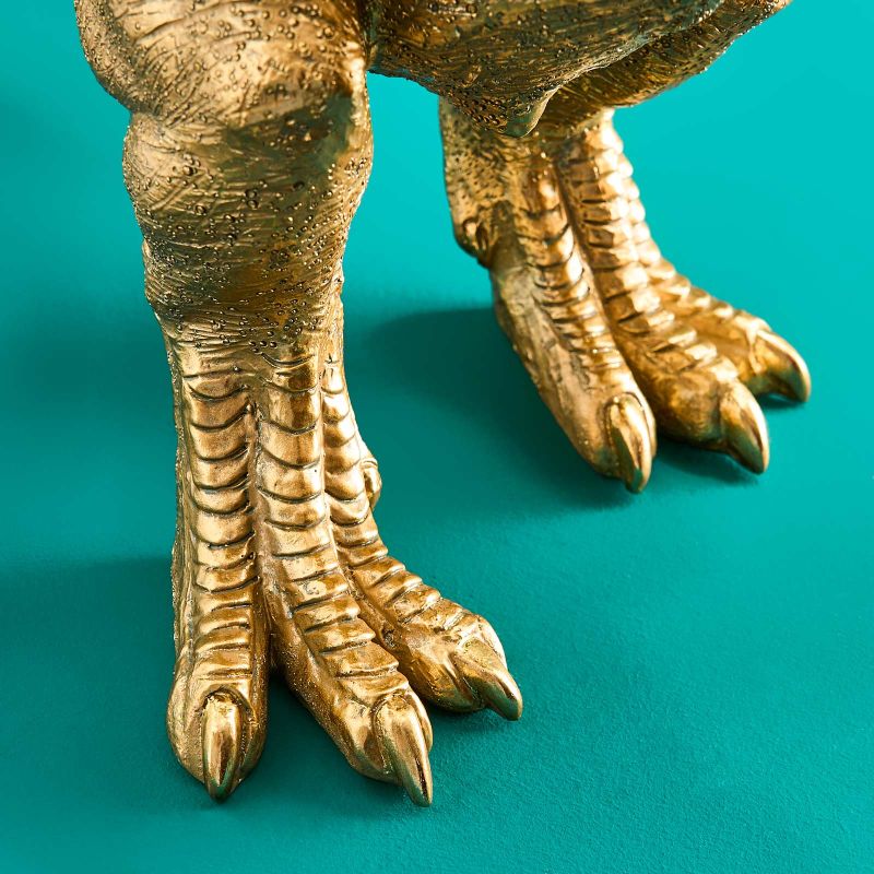 Tischleuchte Dinosaurier Rexy in Gold von Werner Voß, Ansicht 9