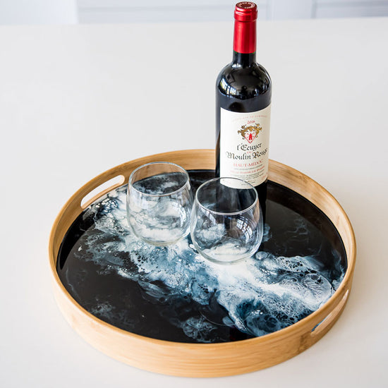 Serviertablett, Bambus Marine