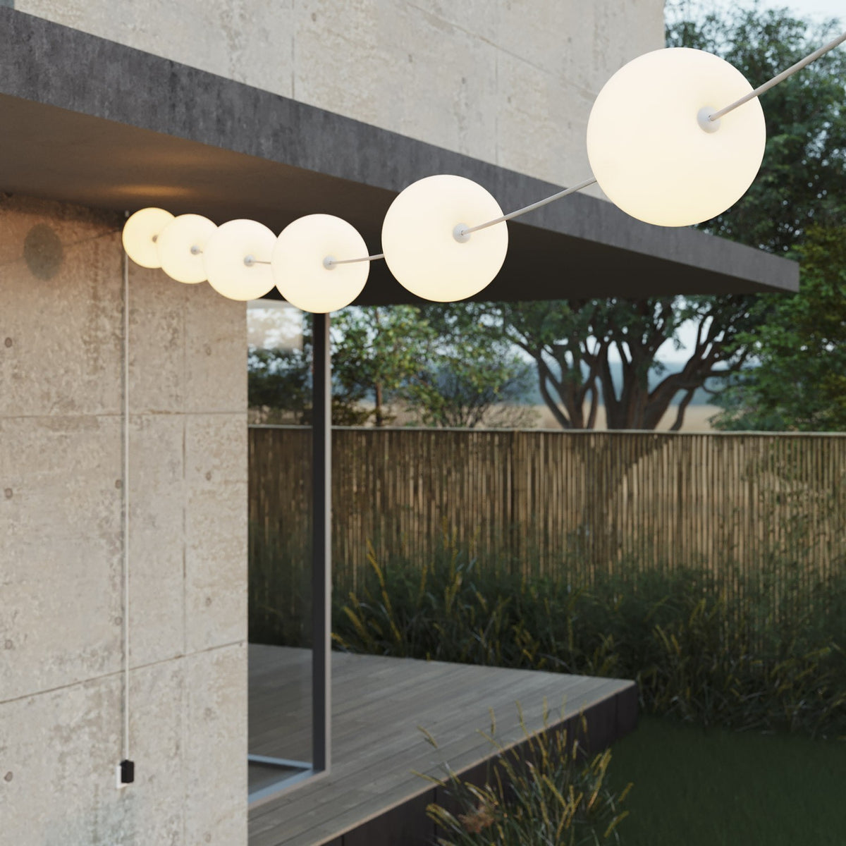 Marina6 Cherry, Farbe Sand, Abstand 70 cm, Detail