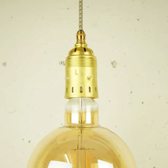 Messing Fassung E40 / Kabelverschraubung