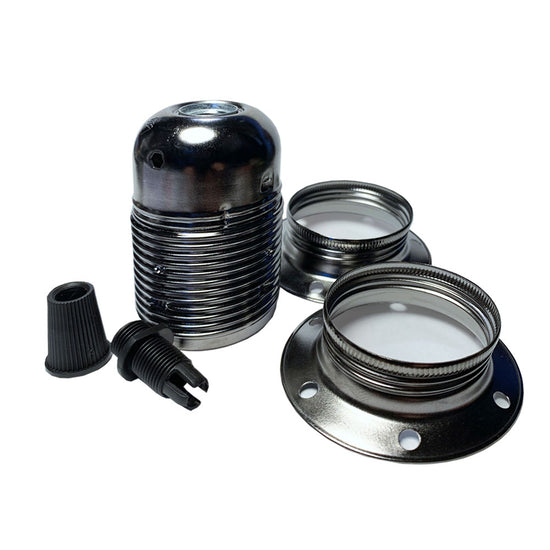 Metall Fassung / Anthrazit E27