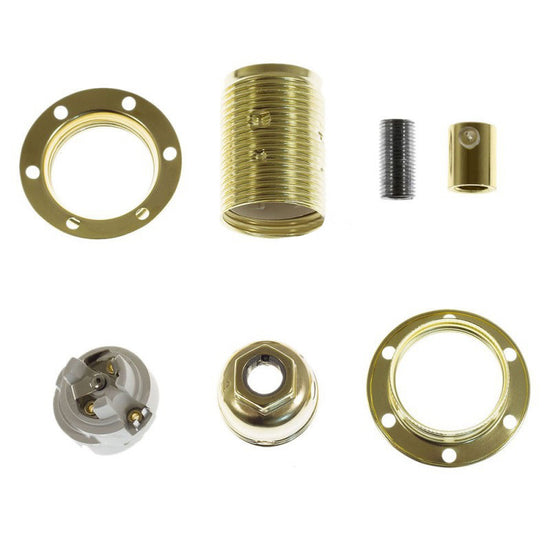 Metall Fassung / Messing E14