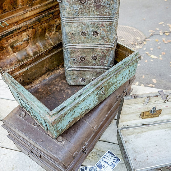 Altmetallkoffer