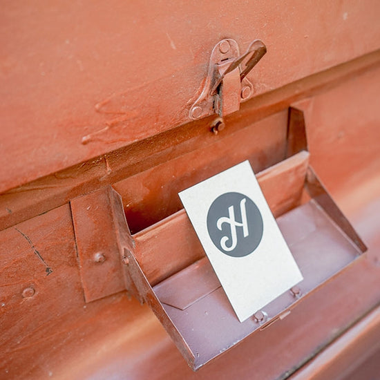 Altmetallkoffer lackiert, mittel