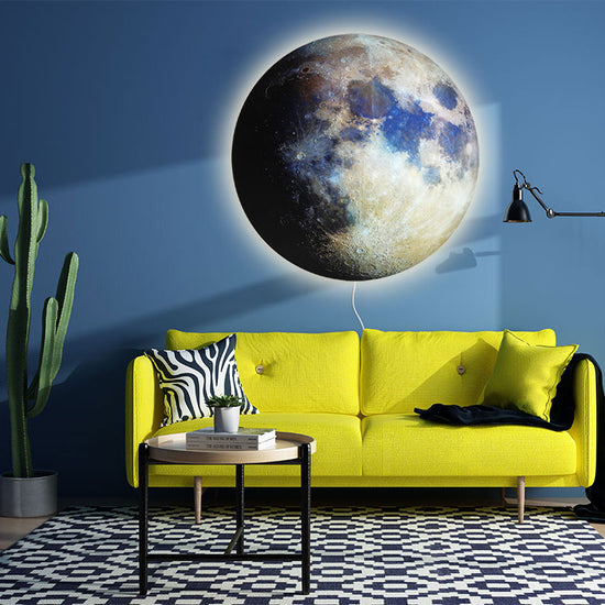 LED-Mondlampe Backlight, gross, Ø78cm