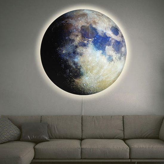 LED-Mondlampe Backlight, XXL, Ø124cm