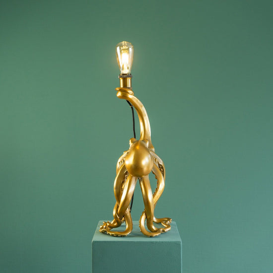 Tischleuchte Otto Octopus Gold