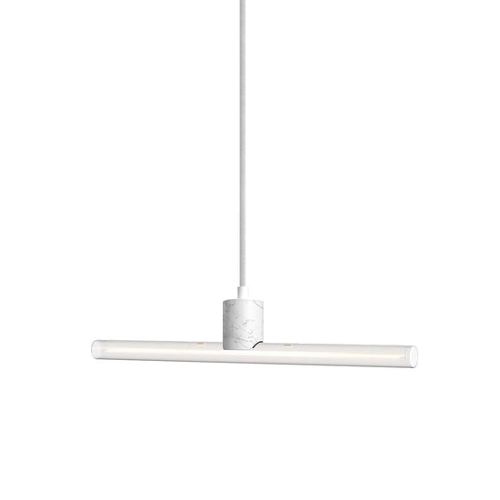 Pendel-Fassungsset esse14 S14d – Marmoroptik weiss