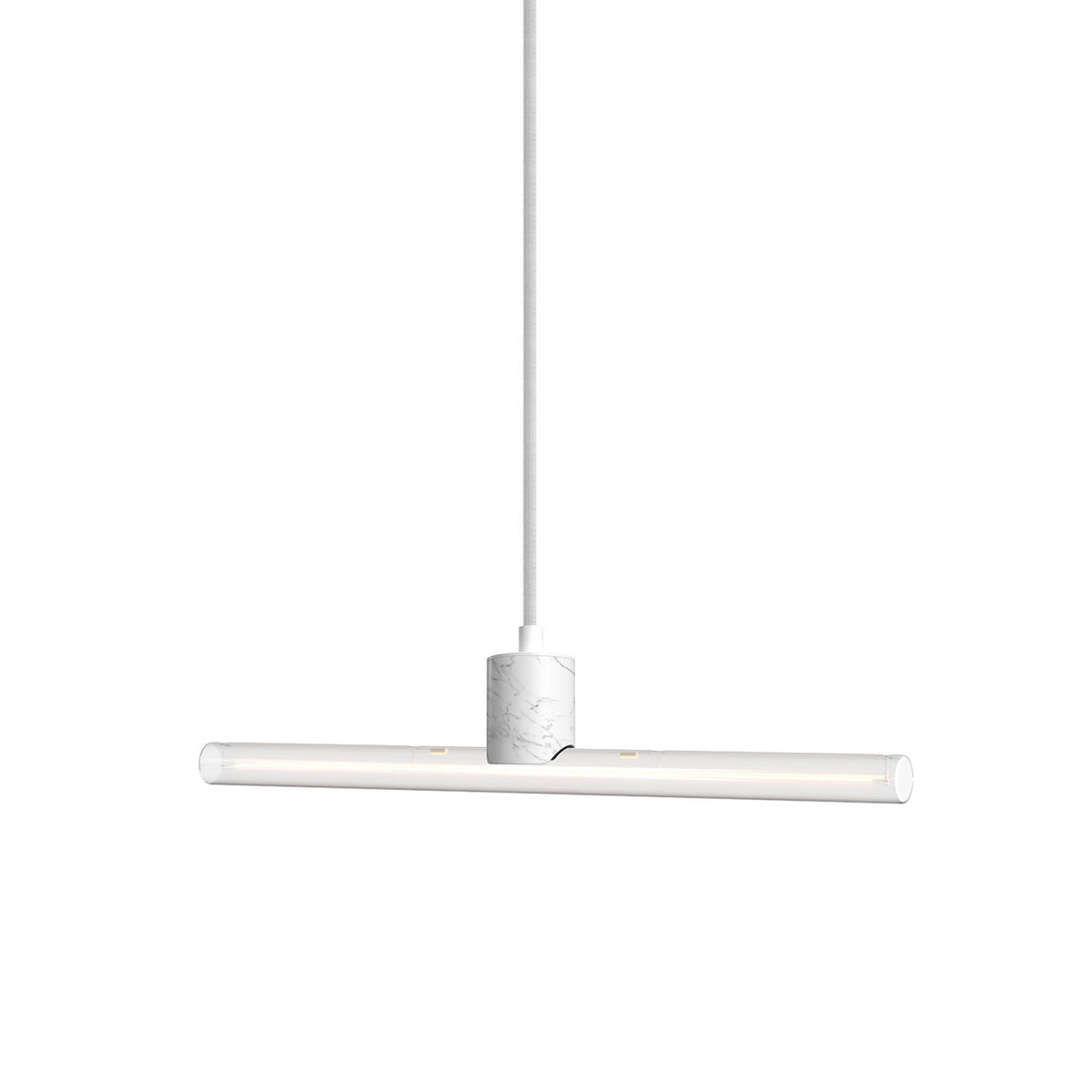 Pendel-Fassungsset esse14 S14d – Marmoroptik weiss