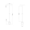 Pendelleuchte esse14 S14d – Weiss