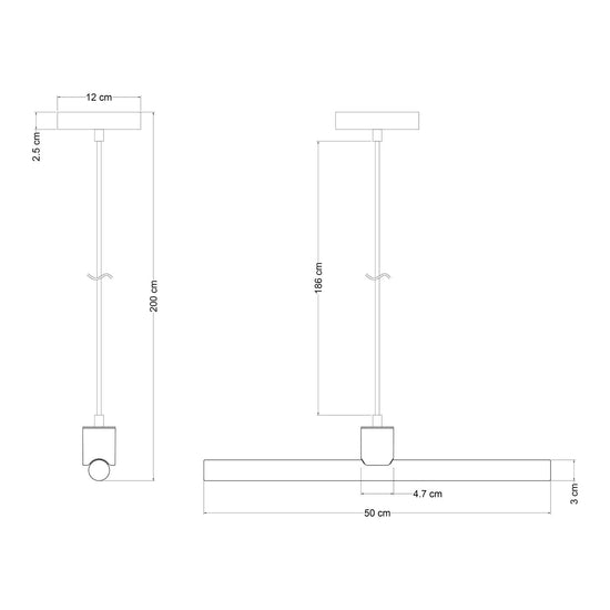 Pendelleuchte esse14 S14d – Weiss
