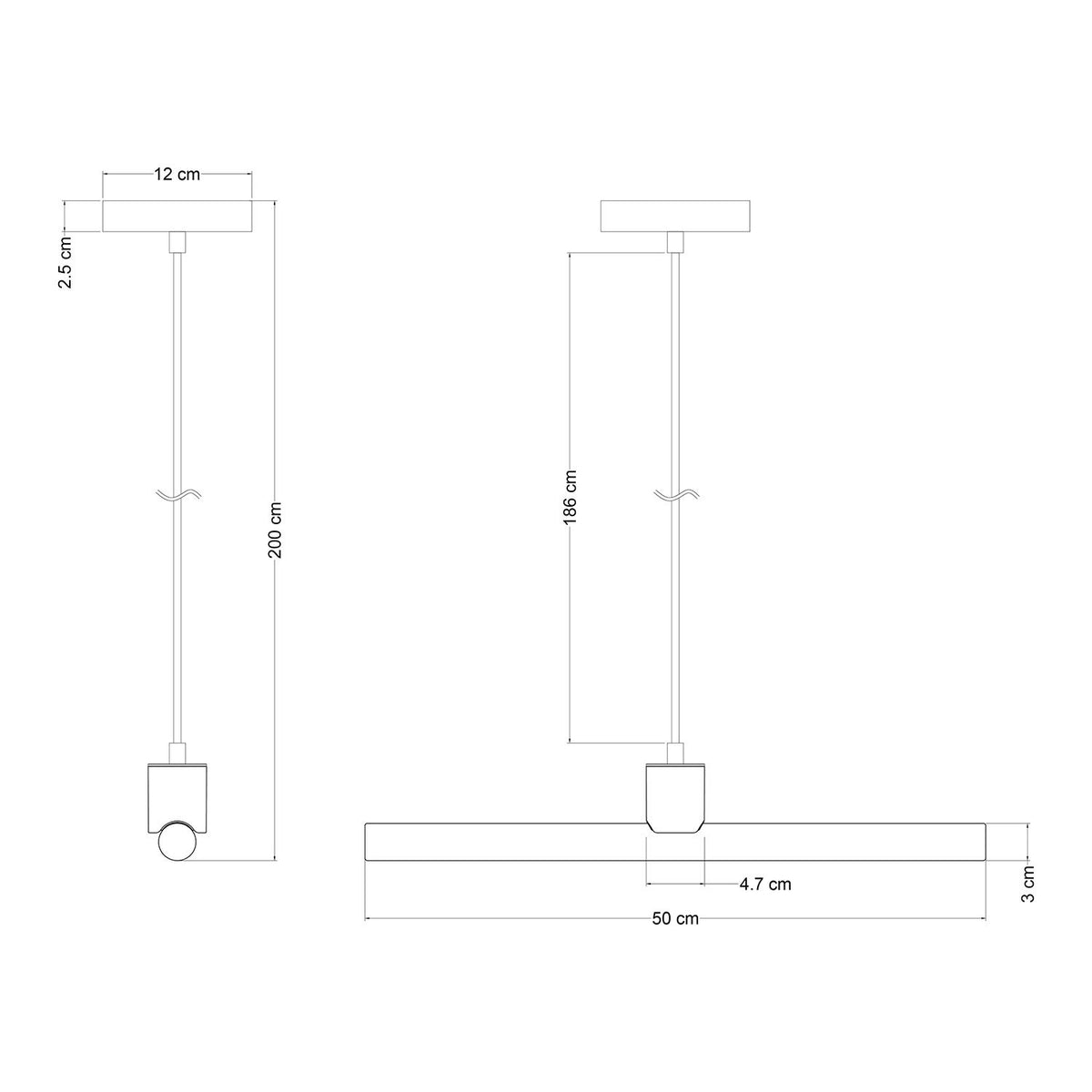 Pendelleuchte esse14 S14d – Weiss