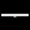 S14d LED-Röhrenlampe Porzellan-Effekt – 300 mm, 6W, 2700K, dimmbar