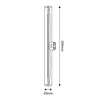 S14d LED-Röhrenlampe Porzellan-Effekt – 300 mm, 6W, 2700K, dimmbar
