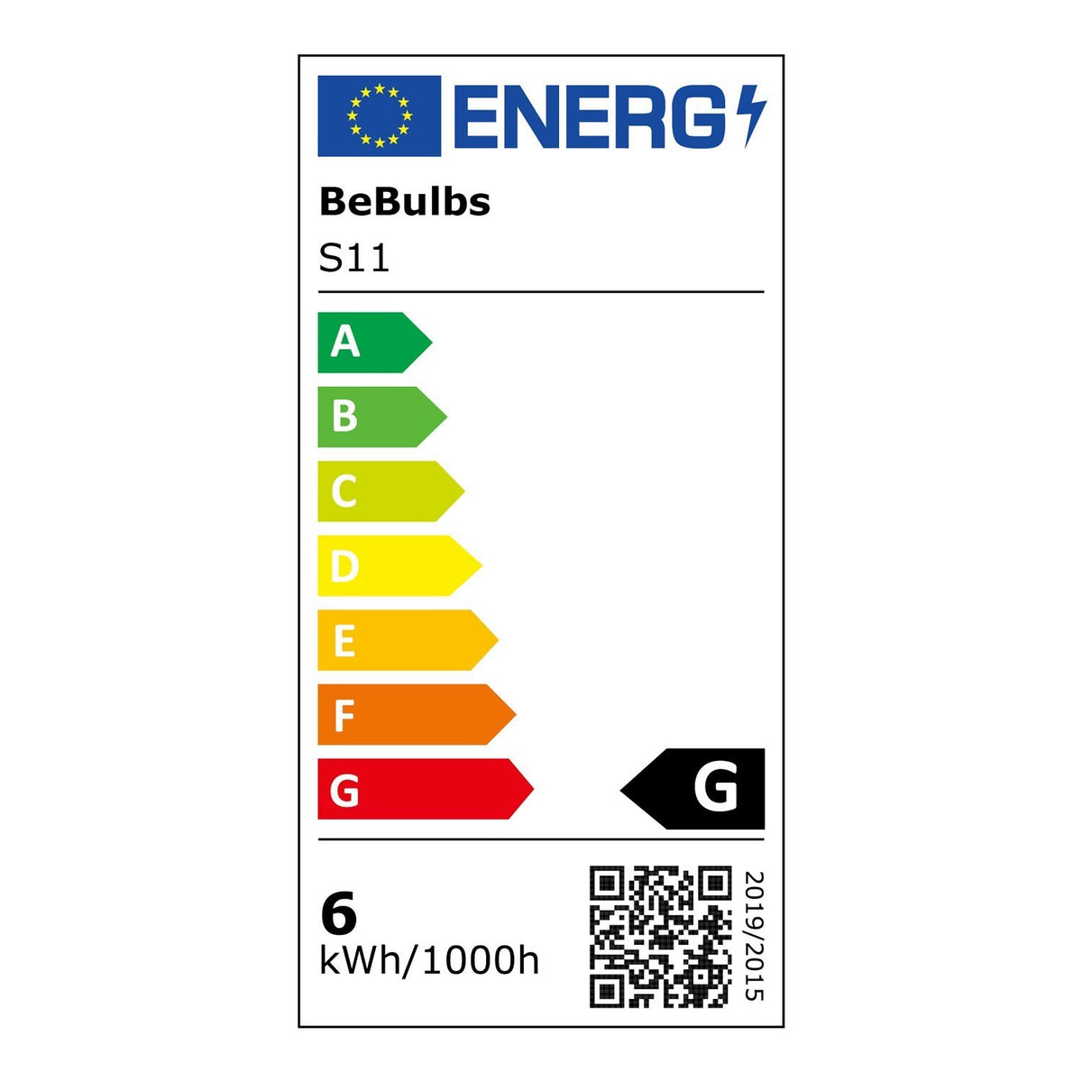 S14d LED-Röhrenlampe Porzellan-Effekt – 300 mm, 6W, 2700K, dimmbar