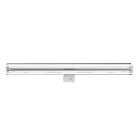 S14d LED-Röhrenlampe transparent – 300 mm, 6W, 2700K, dimmbar