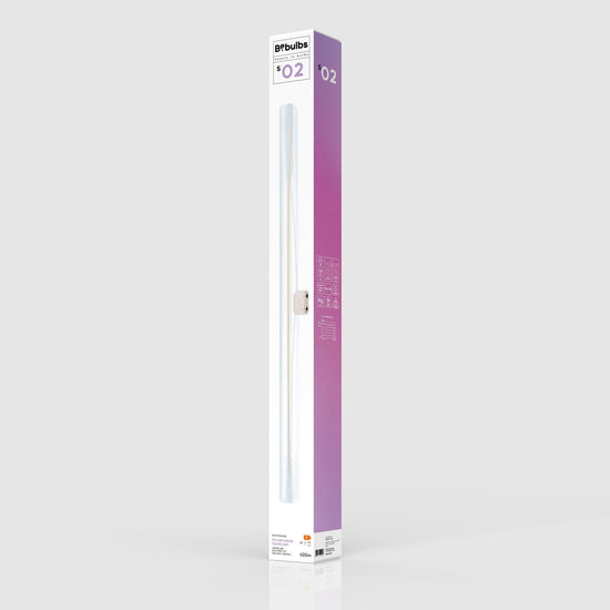 S14d LED-Röhrenlampe transparent – 500 mm, 7W, 2700K, dimmbar